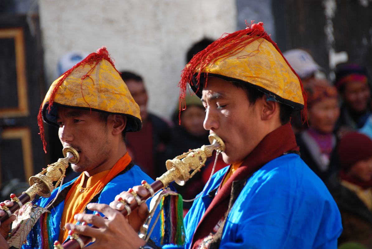 Mustang Lo Manthang Tiji Festival Day 2 13 Horn Players